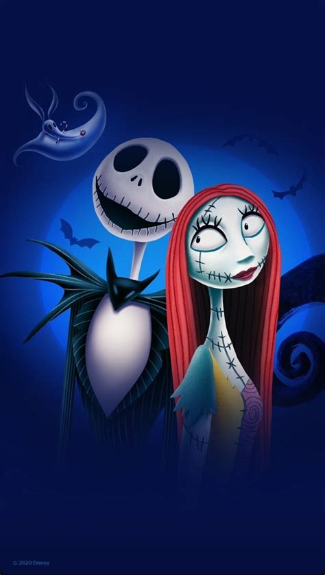 romantic jack and sally wallpaper|nightmare before christmas moving wallpaper.